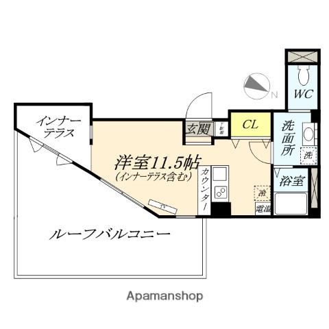 エクロール武蔵藤沢 4階階 間取り