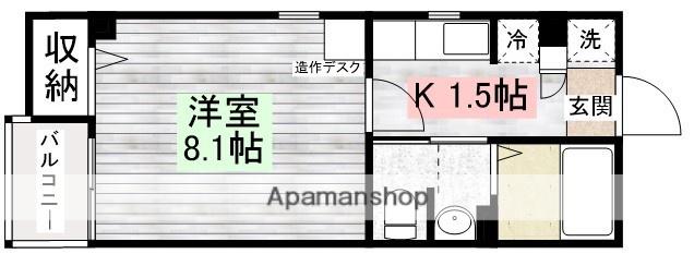 間仁田ビル 2階階 間取り