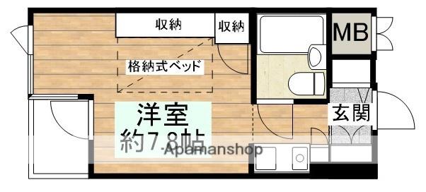 キャッスルマンション上福岡 3階階 間取り