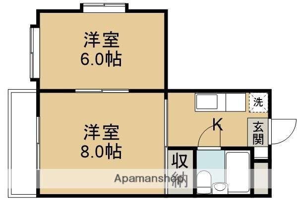 クレシード三光町 4階階 間取り