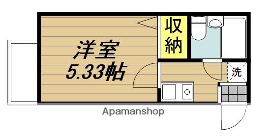 エミグラント北戸田Ⅱ(1K/2階)の間取り写真