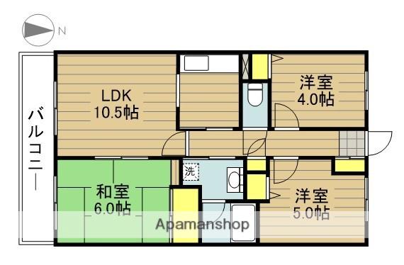 エスポワール喜沢 4階階 間取り