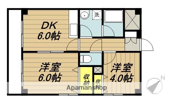サニースカイ 6階階 間取り
