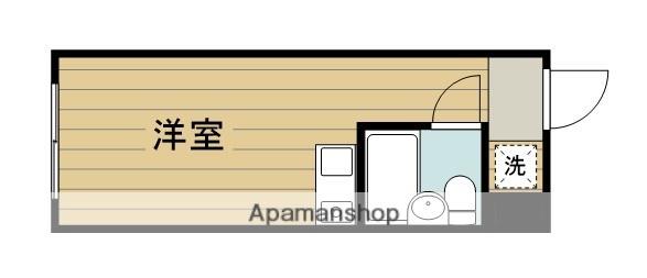 アスターハイム喜沢(ワンルーム/2階)の間取り写真