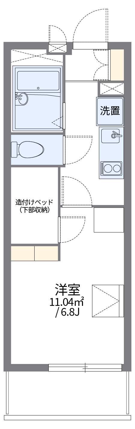 レオパレスメイローズ 2階階 間取り