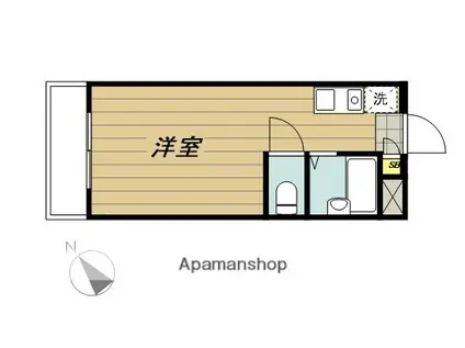 スカイコート西川口第9(ワンルーム/2階)の間取り写真