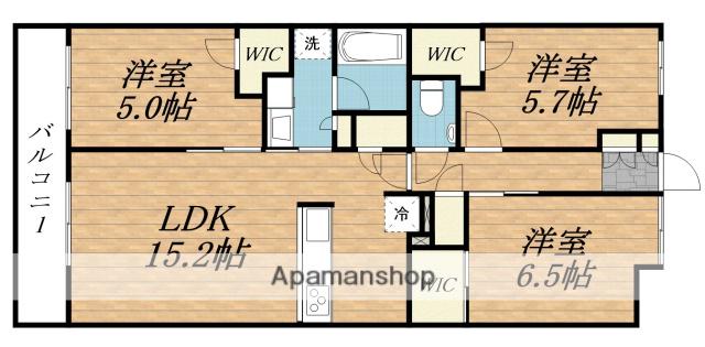 プラウドシティ武蔵浦和ステーションアリーナ 19階階 間取り
