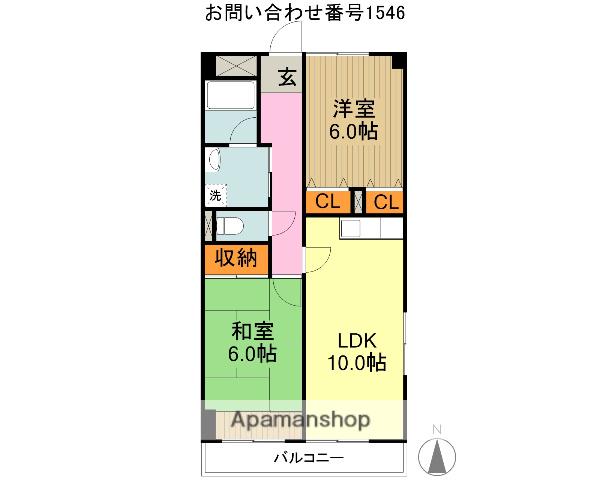 エステート小手指 1階階 間取り