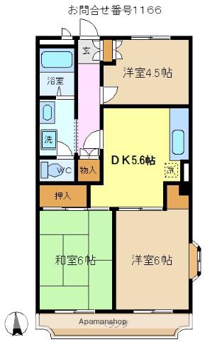 メゾンベルツ小手指 94(3DK/2階)の間取り写真