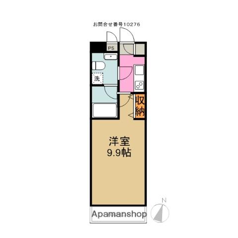 プロペ所沢ビルⅡ(1K/5階)の間取り写真