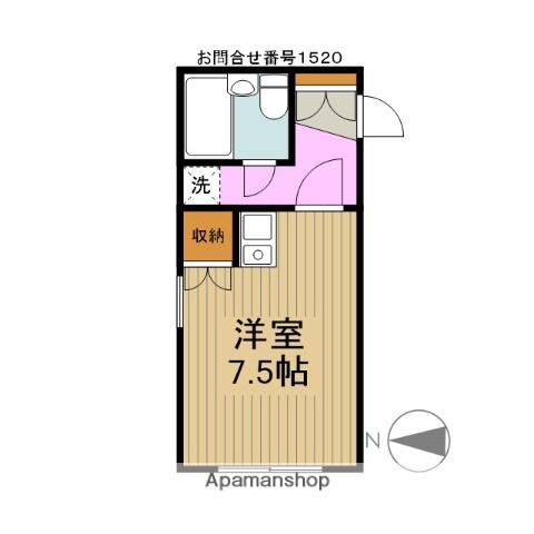 煉瓦館60(ワンルーム/1階)の間取り写真