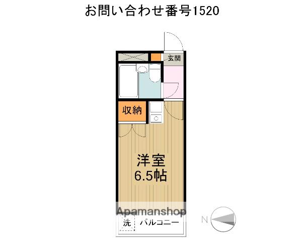 煉瓦館60(ワンルーム/3階)の間取り写真