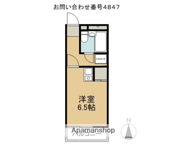 所沢メゾン3号館(ワンルーム/3階)の間取り写真