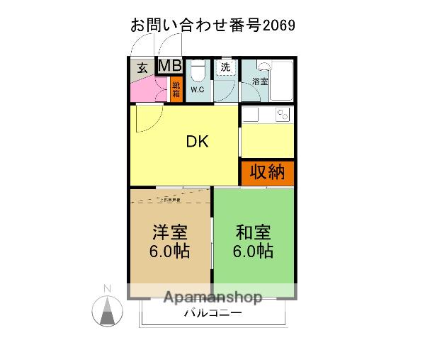 アーガスヒルズ33 1階階 間取り
