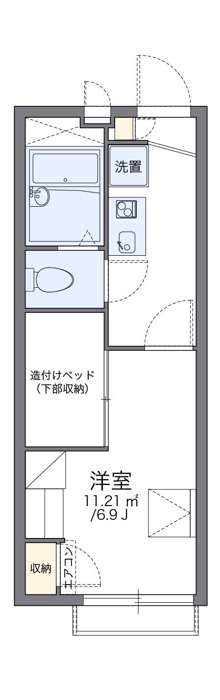 レオパレスRITA 2階階 間取り