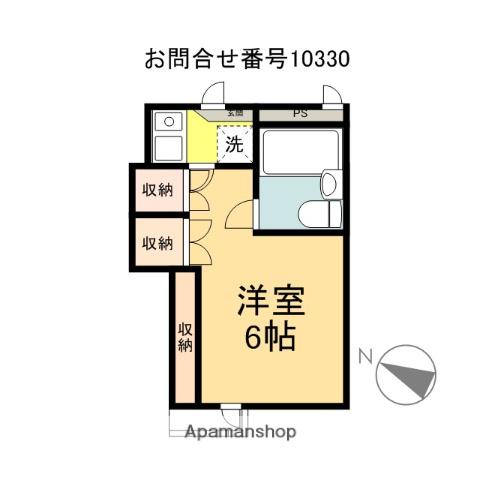 アルファ・所沢 1階階 間取り