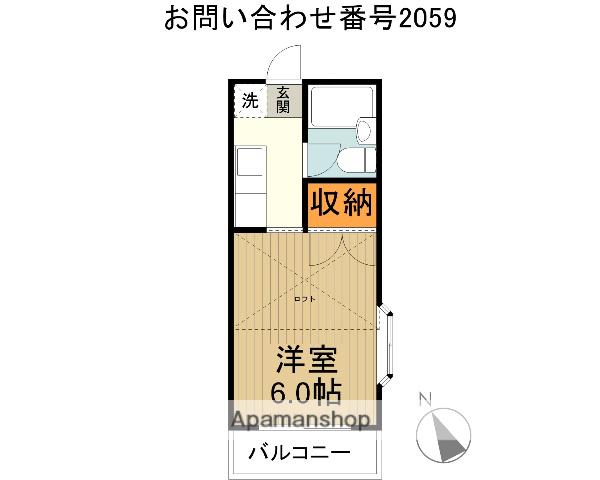 コーポ花岡 2階階 間取り