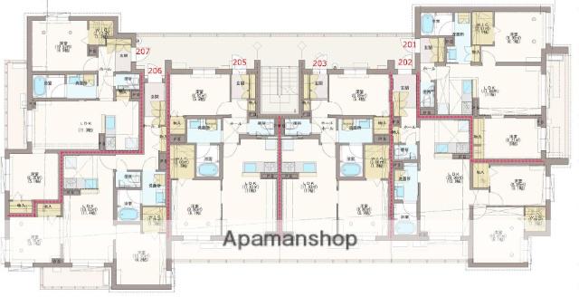 ベルウッドレジデンス2号館(2LDK/2階)の間取り写真