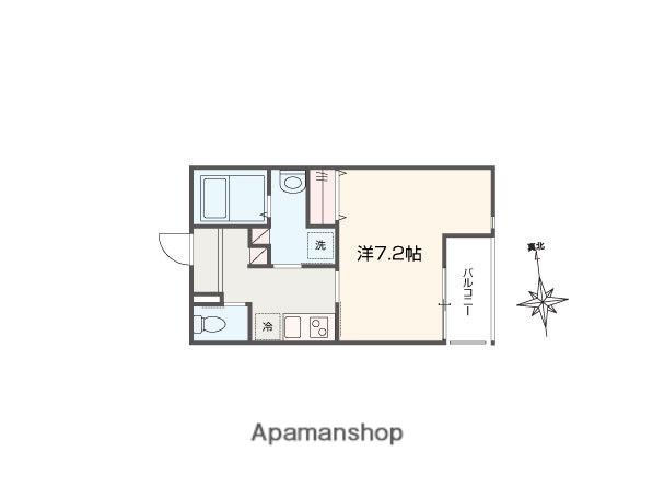 メルラス小手指Ⅱ(1K/3階)の間取り写真