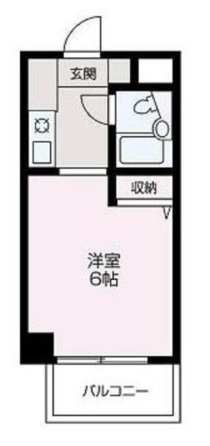 ロイヤルハイツ(1K/1階)の間取り写真