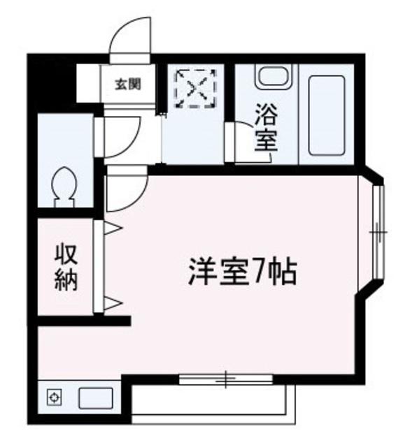 ルッシュ和光(ワンルーム/1階)の間取り写真