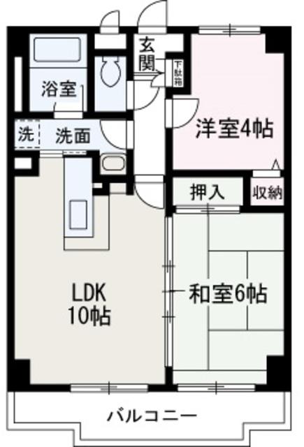 アーバンクロス 2階階 間取り