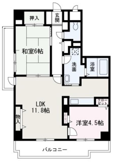 アーバンクロス 5階階 間取り