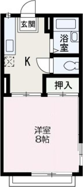 エル・ドラード(1K/1階)の間取り写真