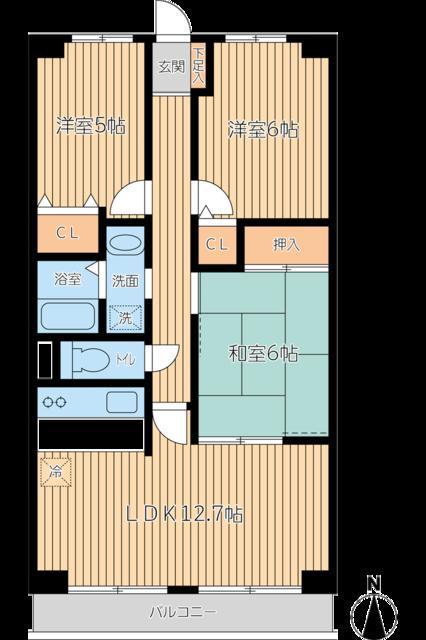 パークフィールド志木 2階階 間取り