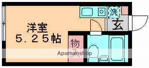 J-MISSIONS千城台D(ワンルーム/2階)の間取り写真
