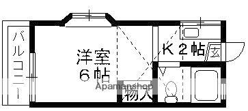 BCASA千葉千城台RE-BORNA棟(1K/1階)の間取り写真