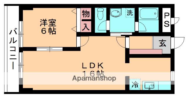 サンクレスト(1LDK/1階)の間取り写真