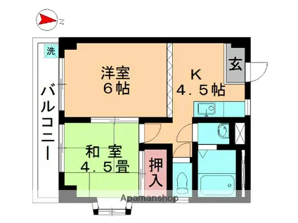 オフィス21作草部町ビル(2K/3階)の間取り写真
