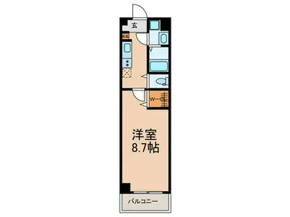 中央区松波4丁目計画(1K/2階)の間取り写真