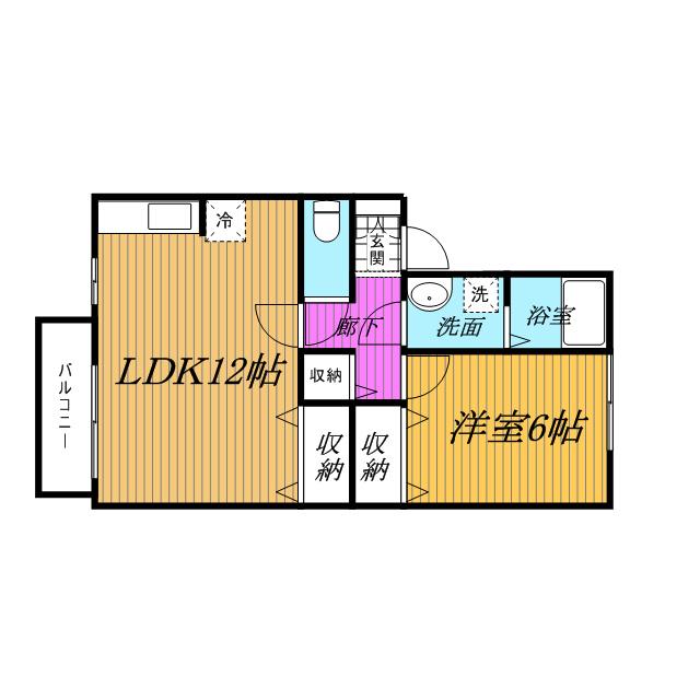 サンパティーク・さくら 1階階 間取り