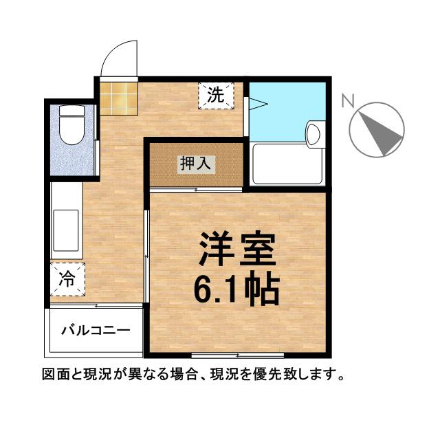 ラ・カサ・デ・パドレス(1K/3階)の間取り写真