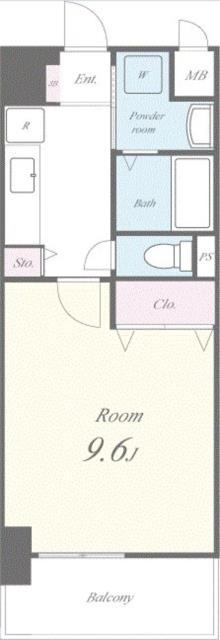 エムズレジデンス(1K/5階)の間取り写真