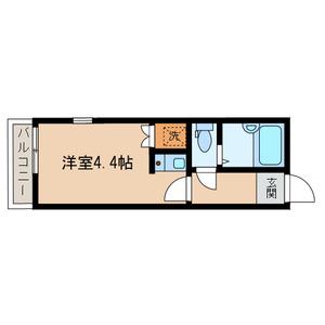 アクア柴又駅前(ワンルーム/2階)の間取り写真