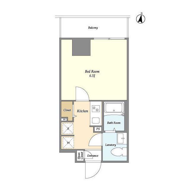 アルファコート立石3(1K/2階)の間取り写真