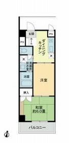 レジデンス船橋(2DK/6階)の間取り写真