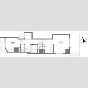 アリカ曳舟2(ワンルーム/4階)の間取り写真