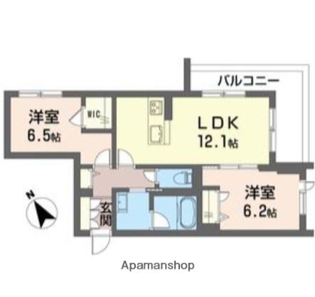 ティエンポ フェリズⅠ(2LDK/2階)の間取り写真