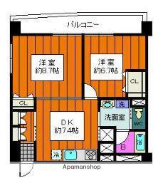 マンションニュー行徳第2 5階階 間取り