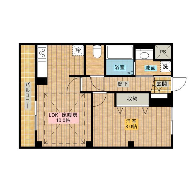 ロイヤルパレス市川 1階階 間取り
