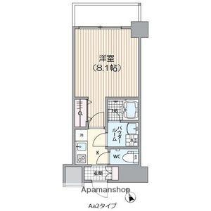 オーキッドレジデンス船橋本町(1K/3階)の間取り写真