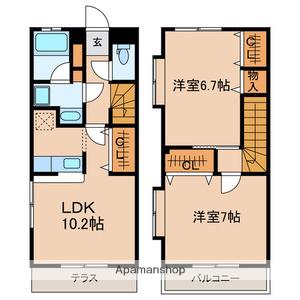 プラムガーデンＣ(2LDK)の間取り写真