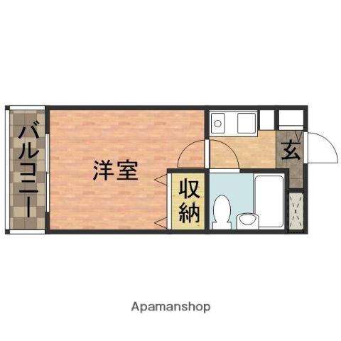 ソフィア行徳(1K/2階)の間取り写真