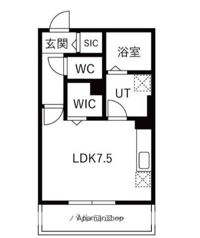 ASOBI BASE 行徳駅前(ワンルーム/2階)の間取り写真