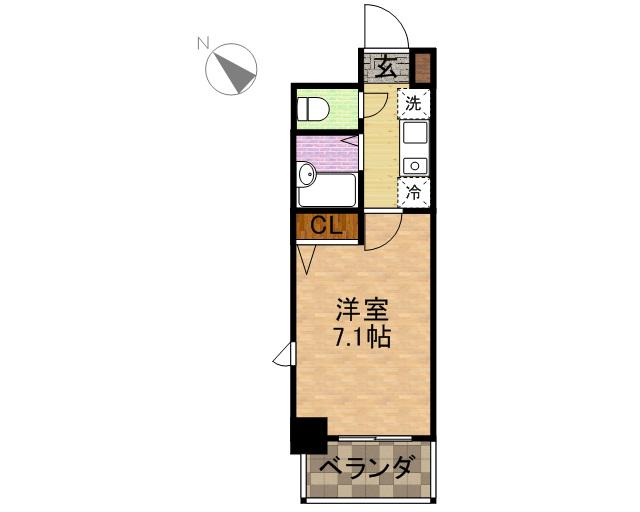 レジディア南行徳 2階階 間取り