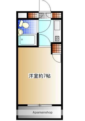 ライオンズマンション東新小岩(1K/2階)の間取り写真